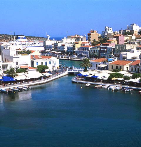 The famous tourist destination in Crete